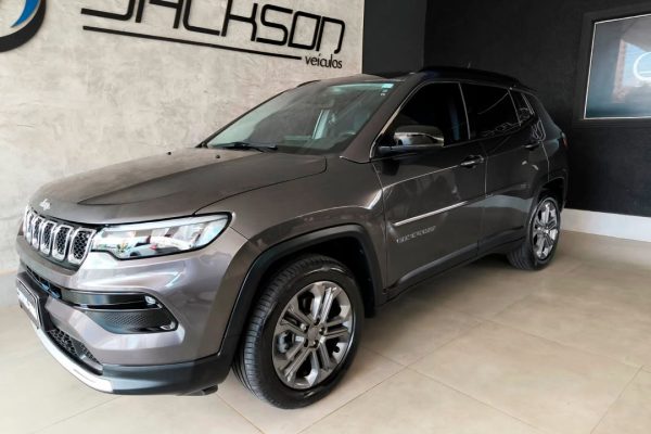 💎-JEEP-COMPASS-LONGITUDE-1.3-TURBO-2021-2022⚙️-Cambio-Automatico-Cinza-Flex➡️-54.545-KM➡️-9