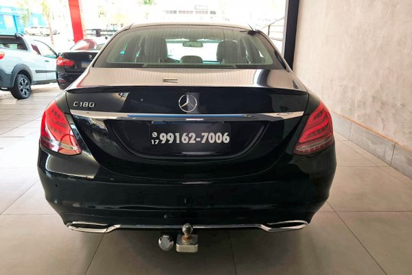 💎-MERCEDES-C180-1.6-2017-2017⚙️-Cambio-Automatico-Preto-Flex➡️-103.522-KM➡️-Completo-Ban-8